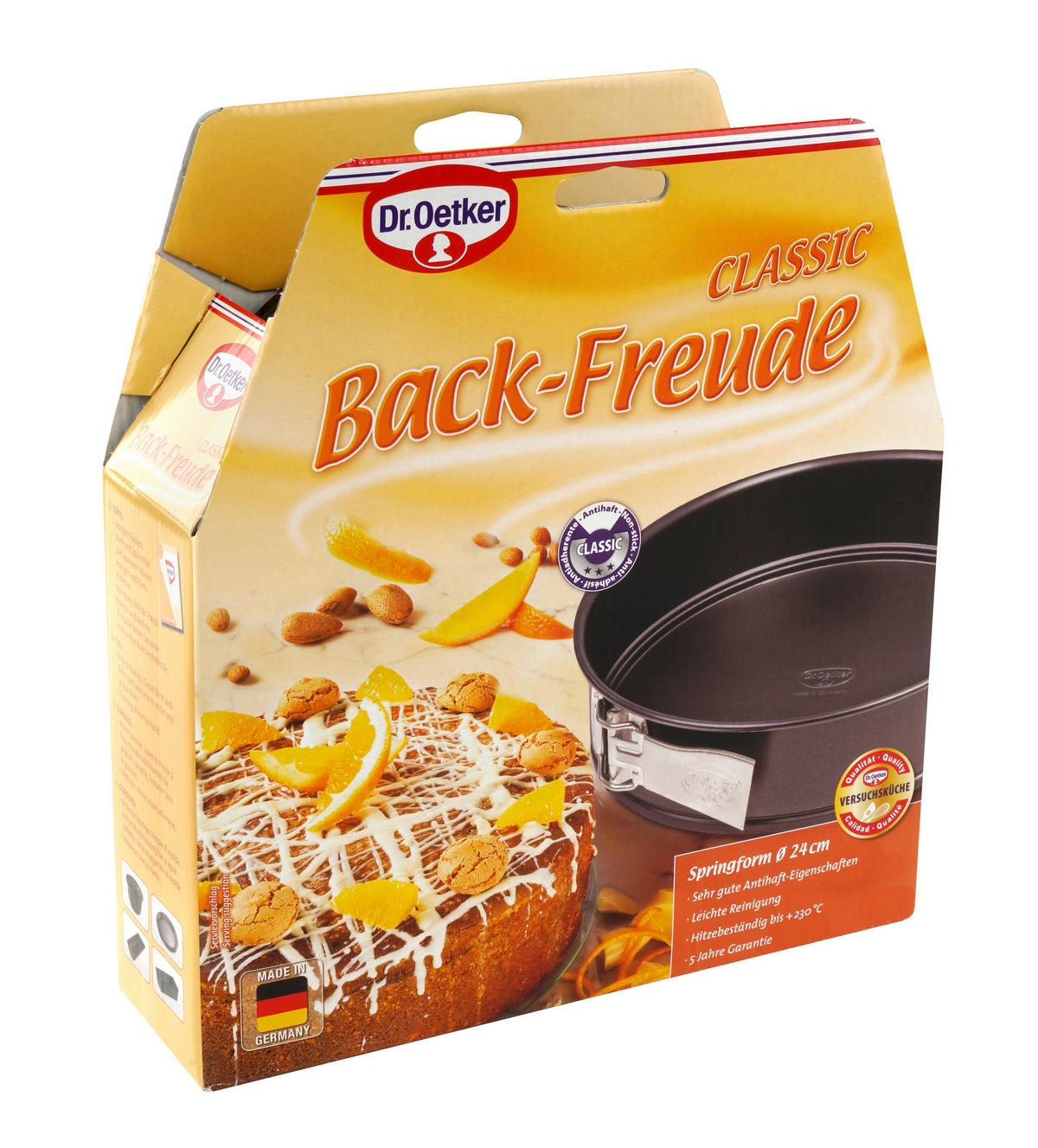 SPRINGFORM  - Schwarz, Basics, Metall (24cm) - Dr.Oetker