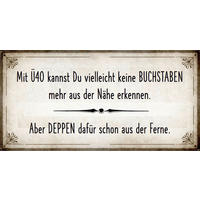 DEKOPANEEL Text 20/40/0,3 cm  - Creme, Basics, Holz (20/40/0,3cm)