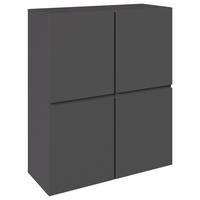 HIGHBOARD  99,4/119,4/39,8 cm  - Anthrazit/Schwarz, Design, Holzwerkstoff/Kunststoff (99,4/119,4/39,8cm) - Xora