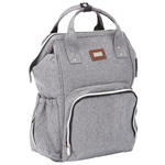 WICKELRUCKSACK  - Grau, Basics, Kunststoff/Textil (48/27/14cm) - My Baby Lou