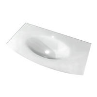 MOSDÓKAGYLÓ  - fehér, Basics, Üveg (101cm) - Welnova