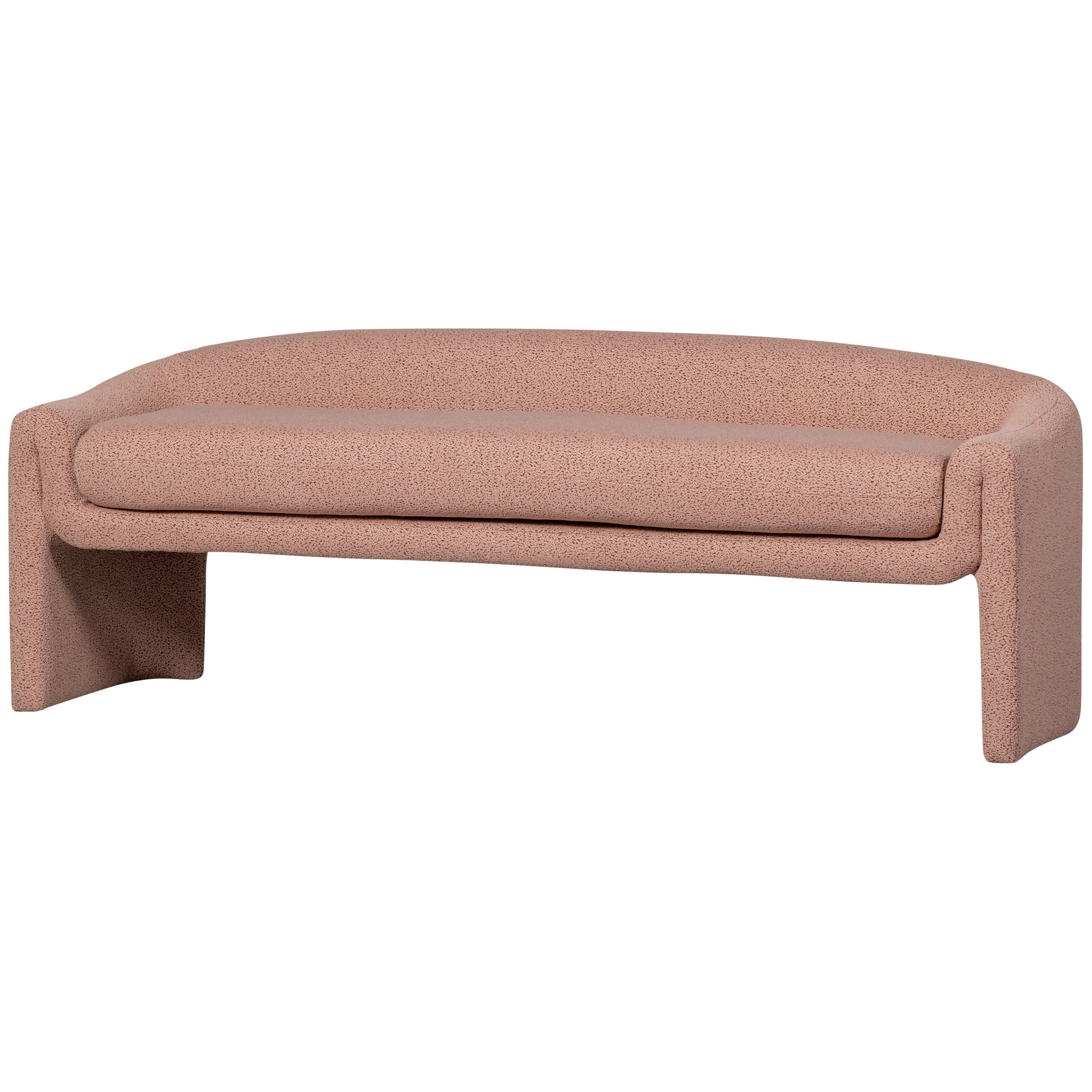 SITZBANK 160/60/52 cm Webstoff Rosa  - Rosa, Design, Textil (160/60/52cm) - Livetastic