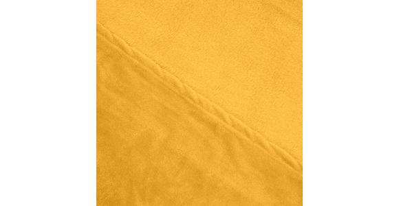DECKE EMMA 140/190 cm - Gelb, Basics, Textil (140/190cm) - Novel