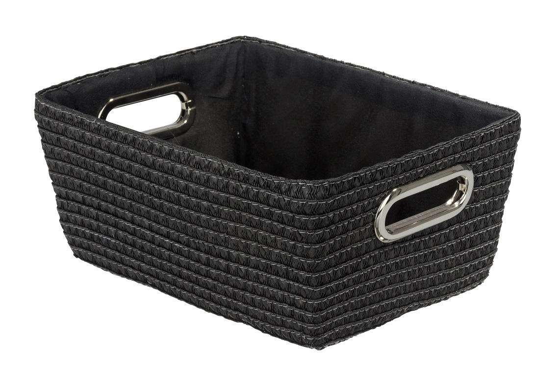 KORG - svart, Basics, plast (20/28/12cm)