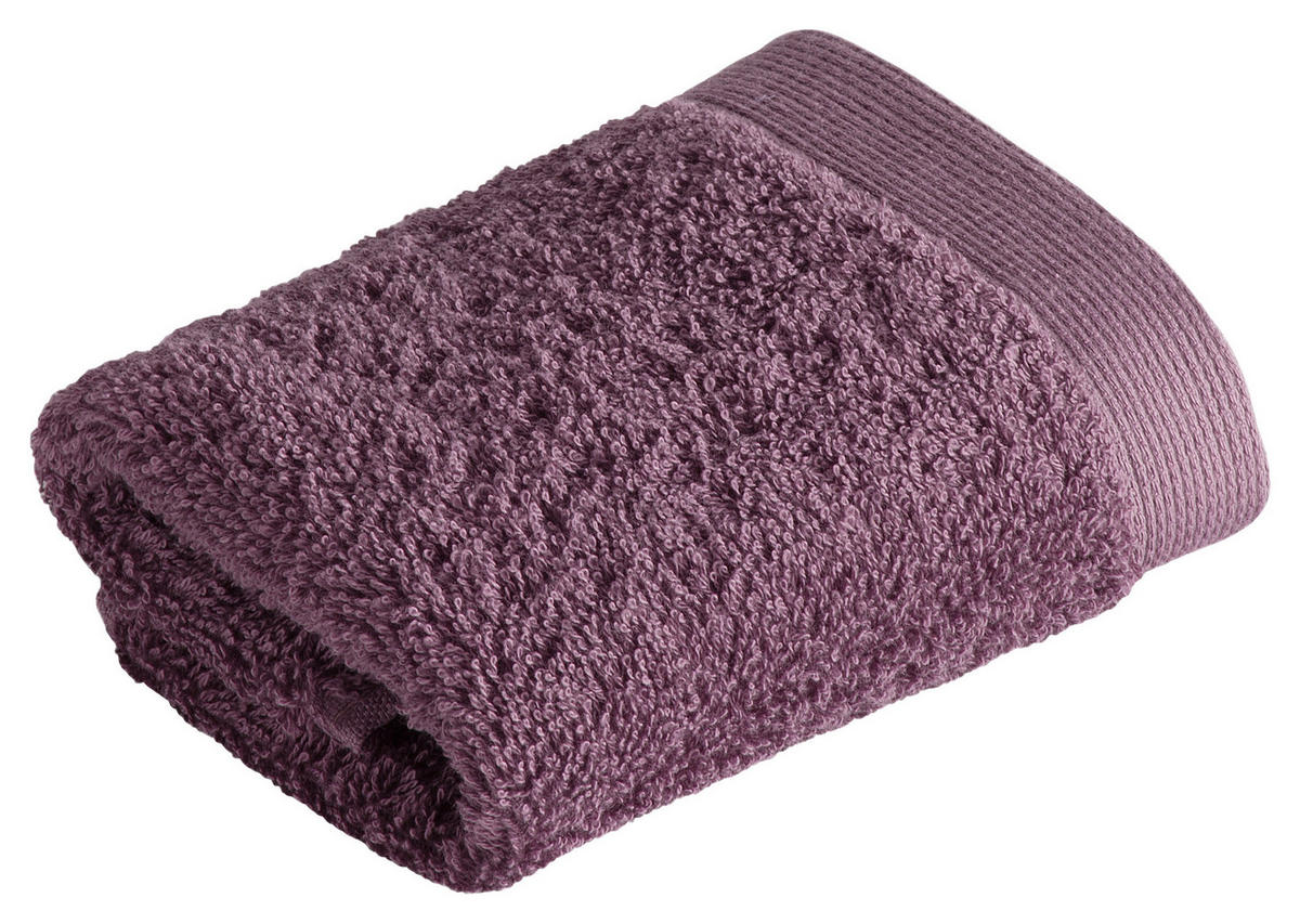 SEIFTUCH High Line Mauve 30/30 cm  - Mauve, Basics, Textil (30/30cm) - Vossen