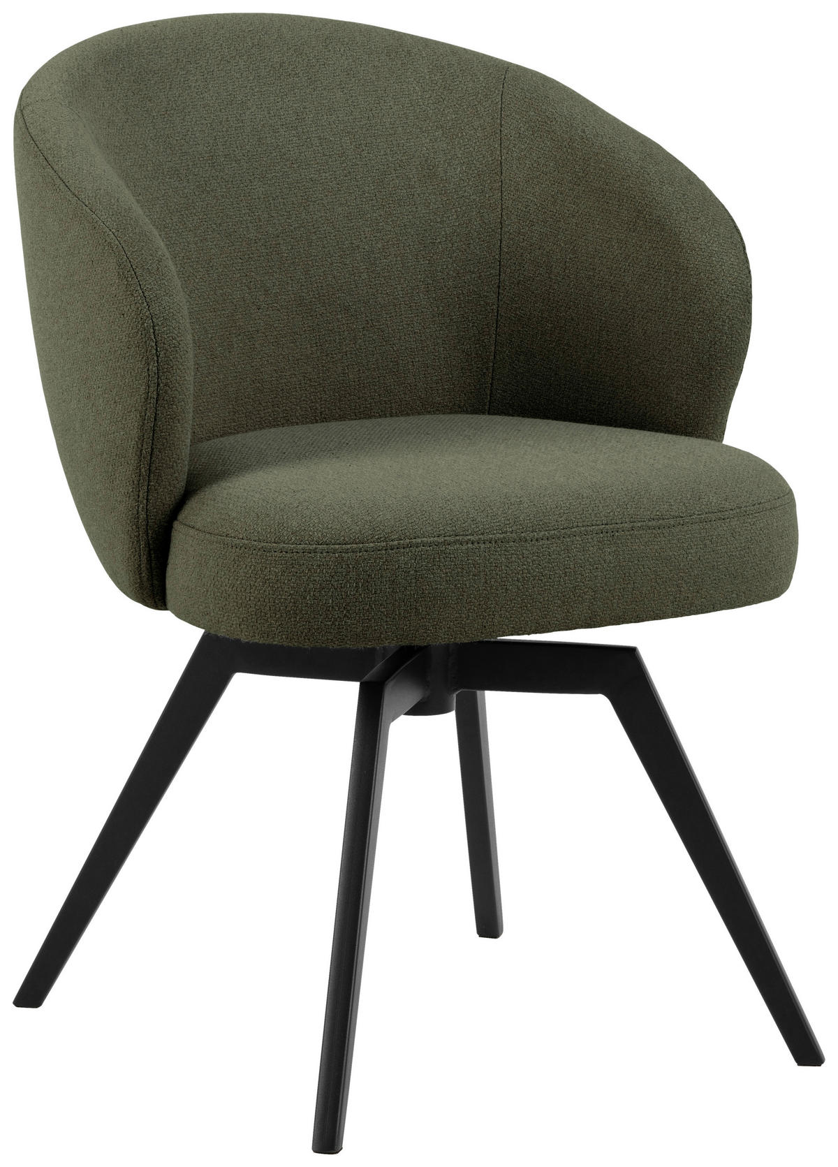 ARMLEHNSTUHL  in Stahl Struktur  - Beige/Schwarz, Design, Textil/Metall (58,5/80/60cm) - MID.YOU