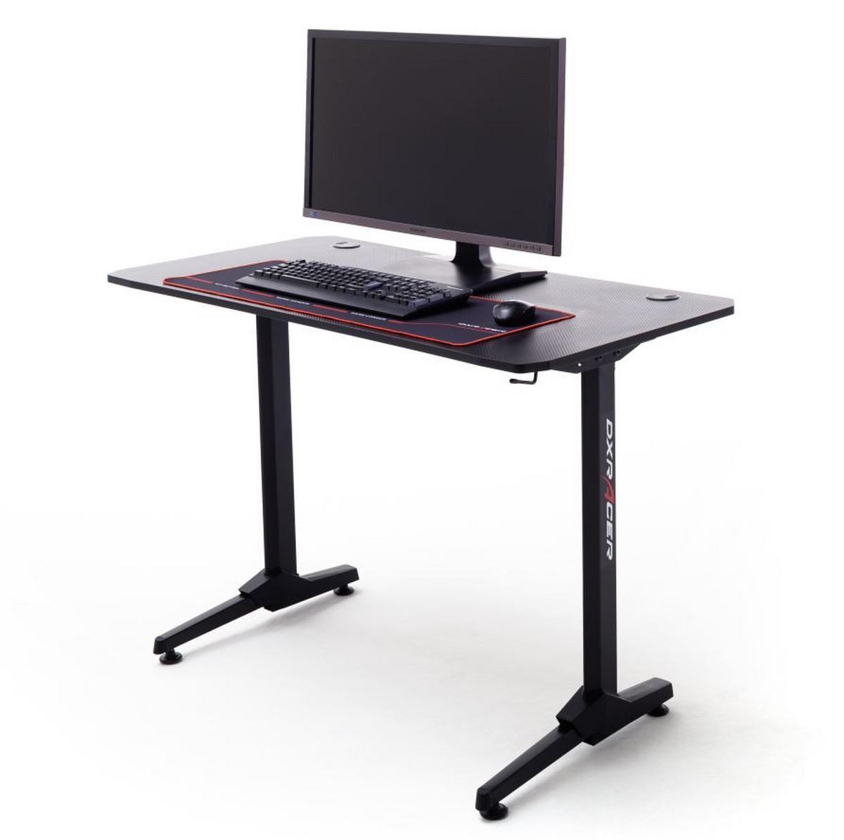 GEJMERSKI STO  crna   - crna, Dizajnerski, metal/pločasti materijal (110/75/60cm) - Dxracer