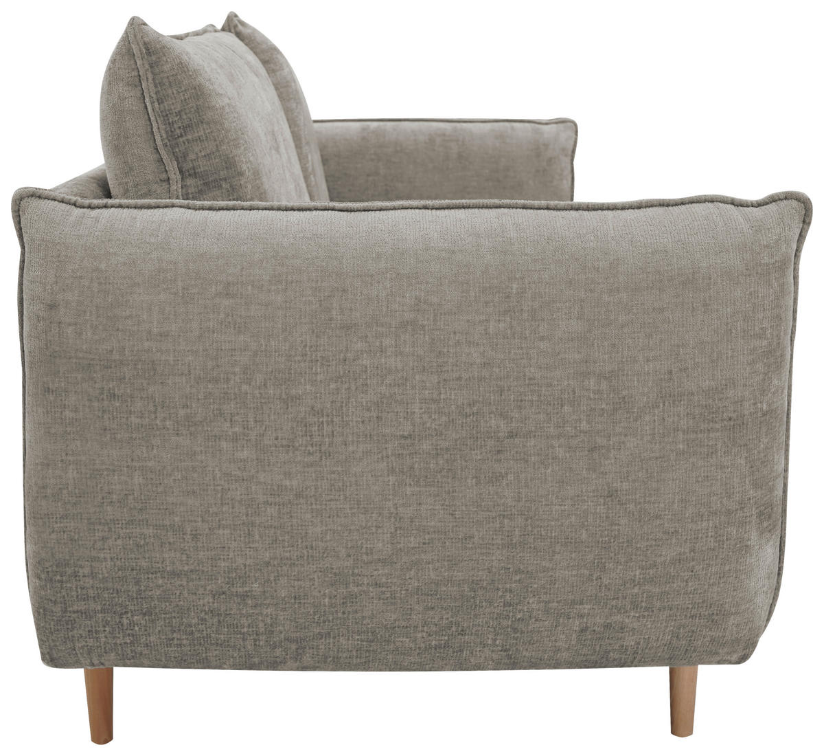 3-SITS SOFFA i beige  - beige/bokfärgad, Modern, trä (203/91/90cm) - Hom`in
