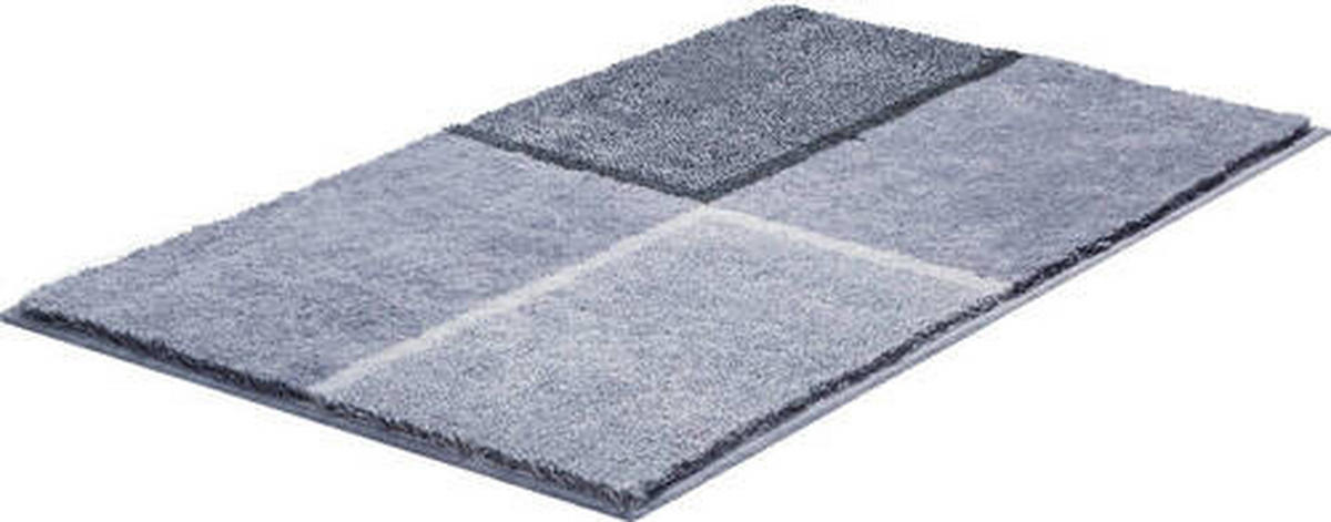 BADTEPPICH Grau 70/120 cm  - Grau, Basics, Kunststoff/Textil (70/120cm) - Grund