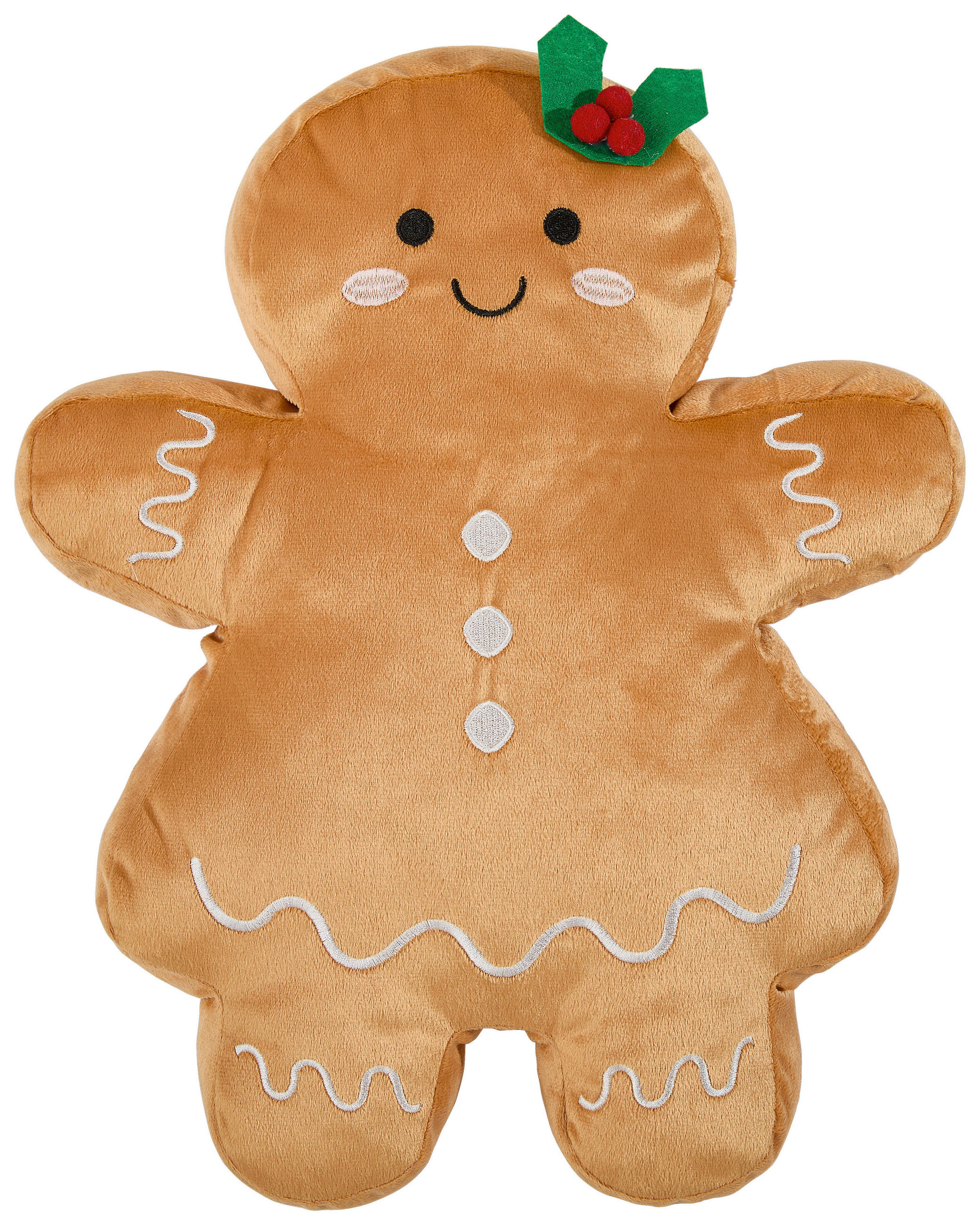 ZIERKISSEN LAURI 40/32 cm  - Braun/Grün, Design, Textil (40/32cm) - X-Mas