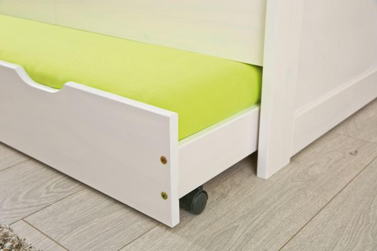 LEŽALNIK,  bela les - bela, Moderno, les (90/200cm)