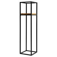 BLUMENSTÄNDER Holz, Metall  - Schwarz, Basics, Holz/Metall (23/90/23cm)