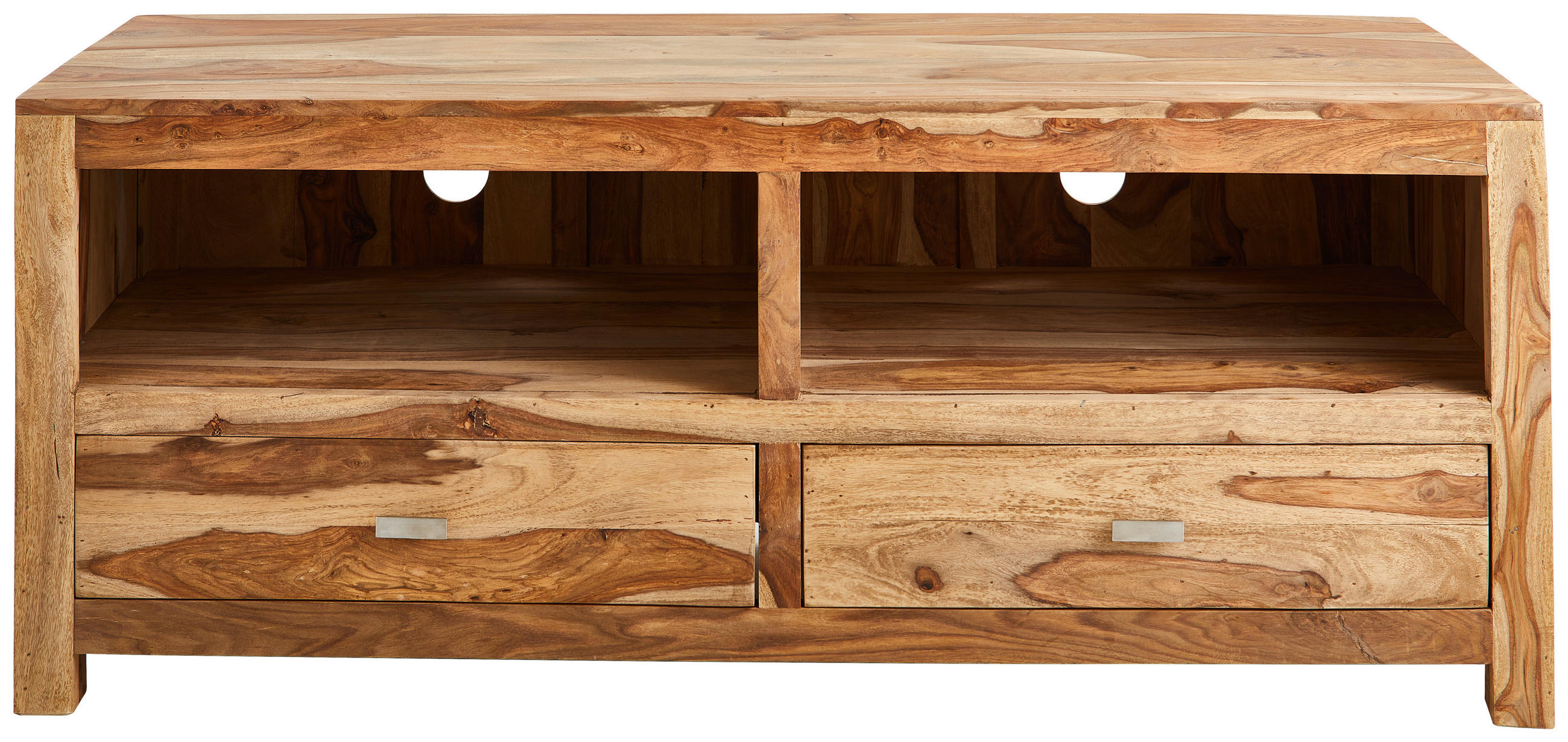 LOWBOARD Inka  in 150/60/55 cm  - Messingfarben/Naturfarben, LIFESTYLE, Holz/Metall (150/60/55cm) - Landscape