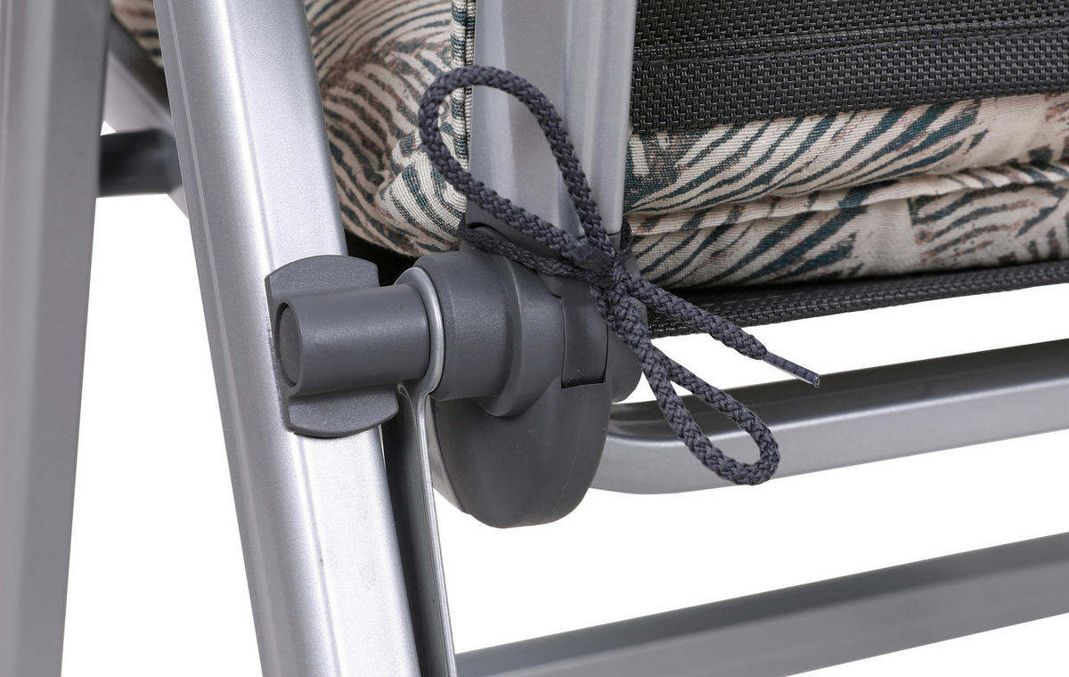 SESSELAUFLAGENSET Blätter  - Beige/Grau, Basics, Textil (50/7/120cm)