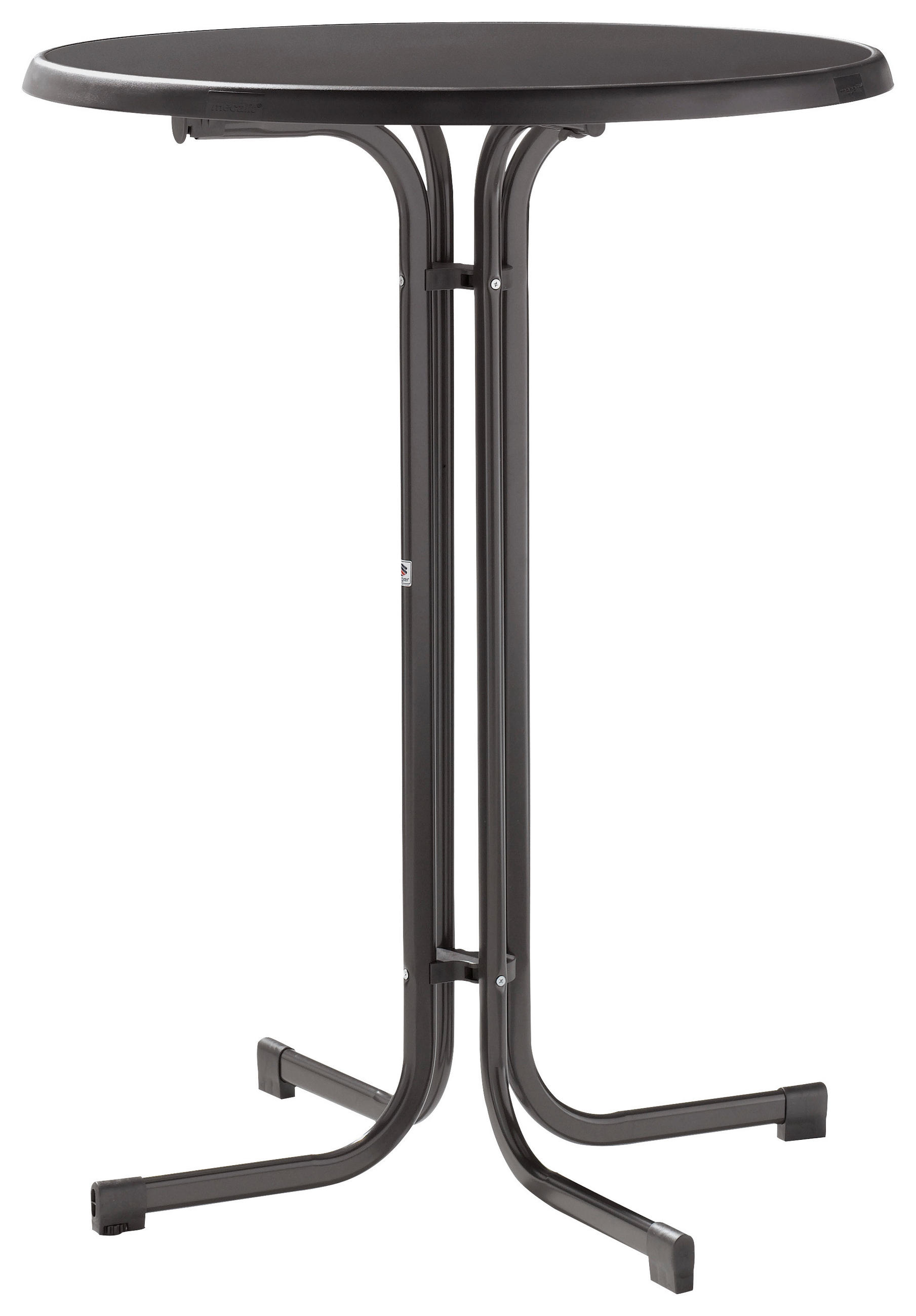 STEHTISCH Grau  - Grau, MODERN, Holzwerkstoff/Metall (86/86/112cm) - Sieger