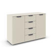 KOMMODE  in 120/81/42 cm  - Champagner/Dunkelgrau, Design, Holzwerkstoff/Metall (120/81/42cm) - Carryhome