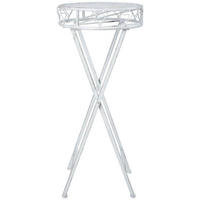 BLOMSTERSTÄLLNING i metall   32/70/32 cm  - vit, Basics, metall (32/70/32cm) - Ambia Home
