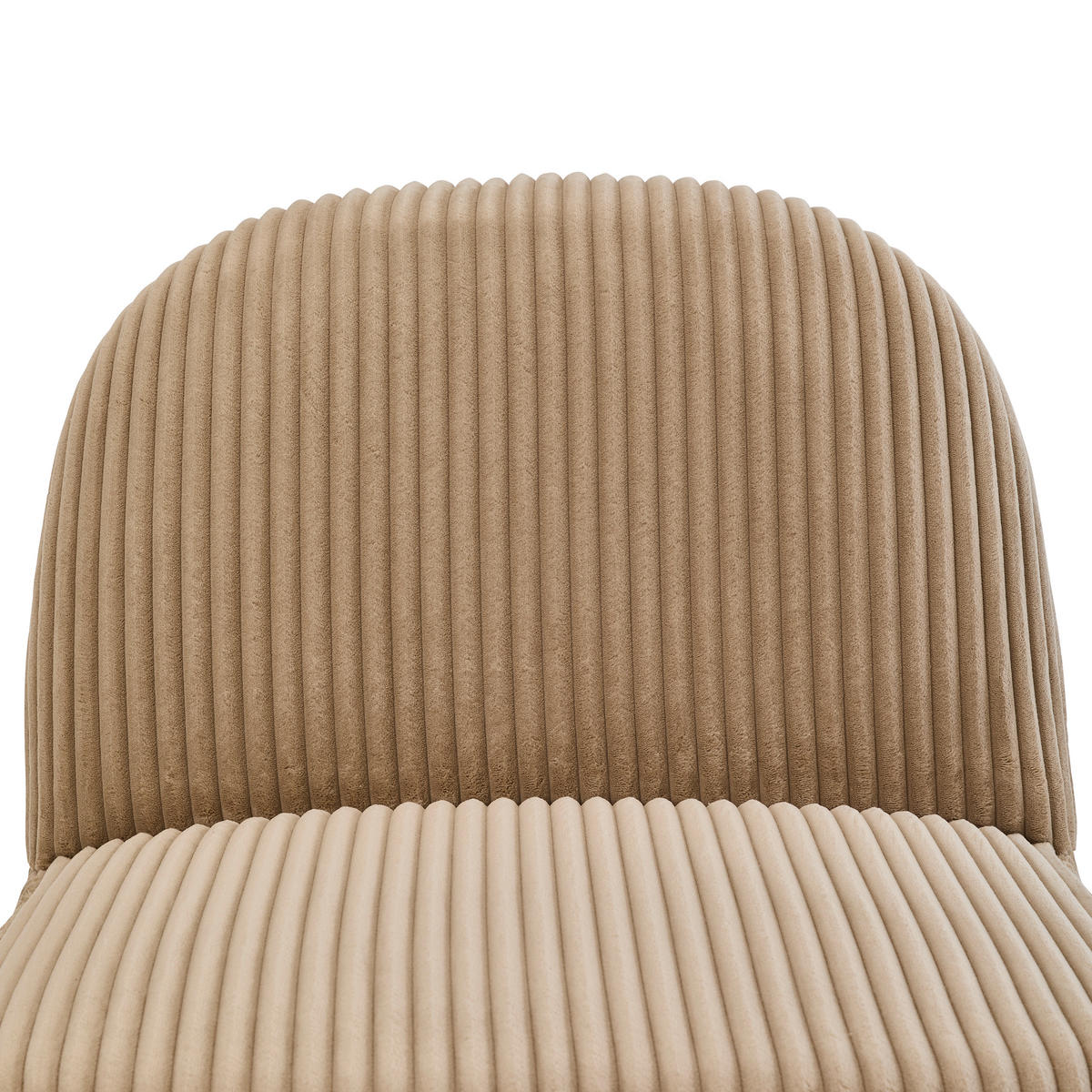 SESSEL in Cord Braun  - Braun, MODERN, Textil (62/73/74cm) - MID.YOU