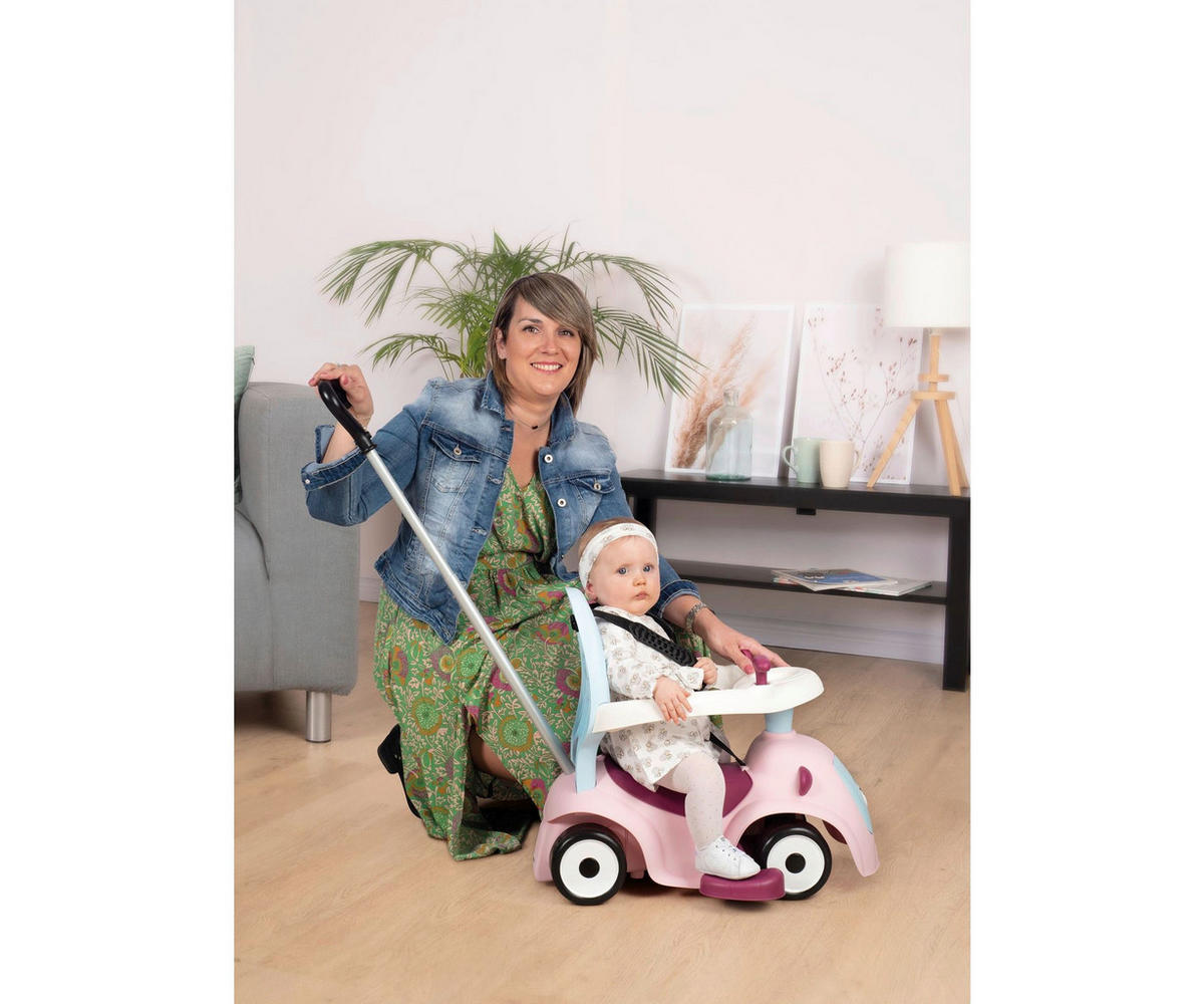 RUTSCHFAHRZEUG   - Hellrosa, Basics, Kunststoff (28,60/60/38,40cm) - SMOBY