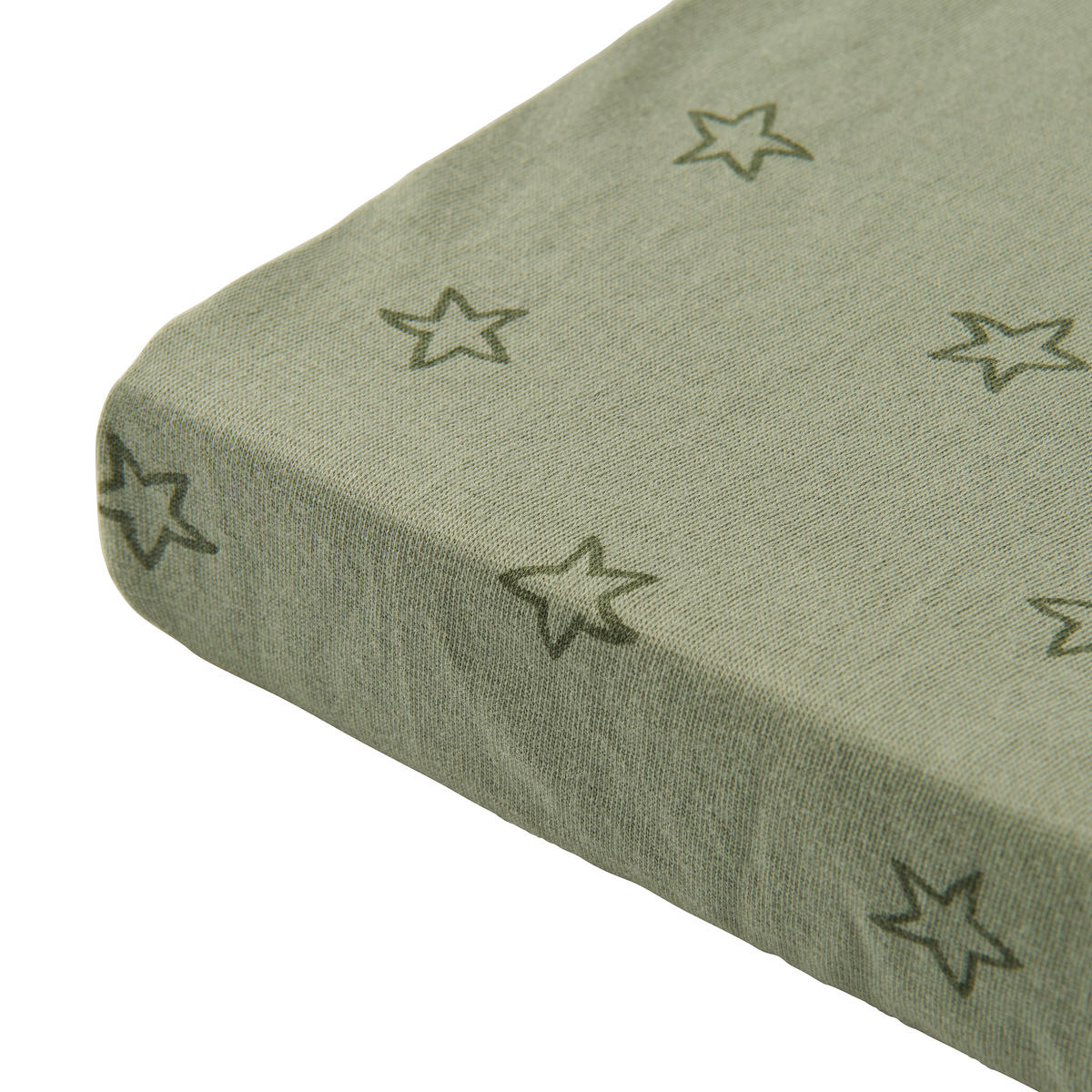 KINDERSPANNBETTTUCH  100/100/12 cm  - Grün, Basics, Textil (100/100/12cm) - Patinio