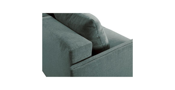 SCHLAFSOFA Chenille Blau, Grün  - Blau/Beige, Design, Holz/Textil (205/75/100cm) - Xora