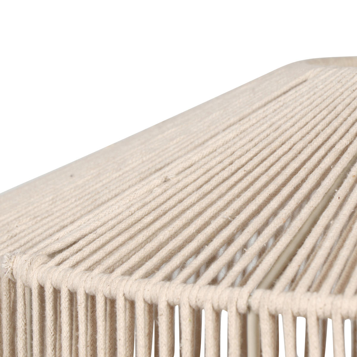 PENDELLEUCHTE 46/150 cm   - Beige/Weiß, Natur, Textil/Metall (46/150cm) - Trio Leuchten