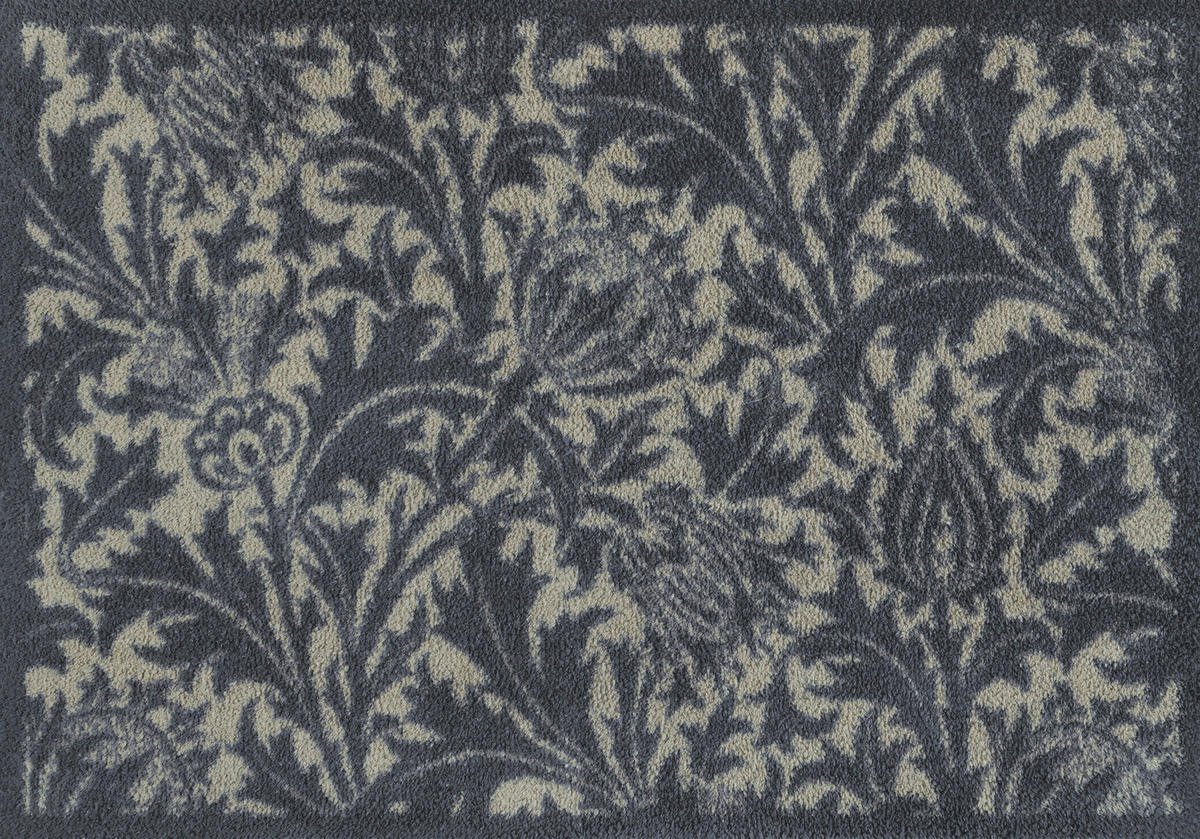 FUßMATTE  60/85 cm  Blau  - Blau, Design, Kunststoff/Textil (60/85cm) - wash+dry