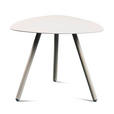 BEISTELLTISCH 50/50/40 cm Grau Freiform  - Grau, Design, Metall (50/50/40cm) - Xora