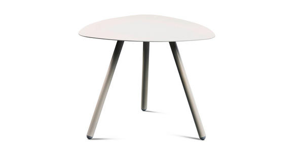BEISTELLTISCH 50/50/40 cm Grau Freiform - Grau, Design, Metall (50/50/40cm) - Xora