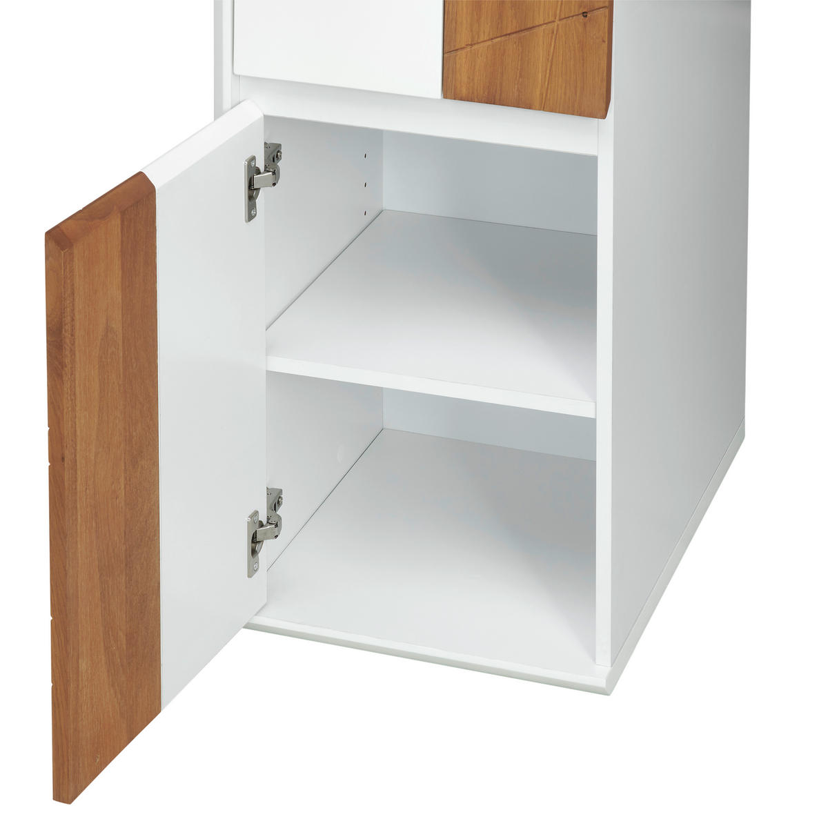 PISALNA MIZA les, leseni material bela, barve hrasta  - barve hrasta/bela, Moderno, leseni material/les (121/76/58cm) - MID.YOU