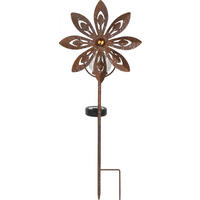 NAPELEMES LÁMPA  - rozsdavörös, Design, műanyag/üveg (20/9/50cm) - Ambia Garden