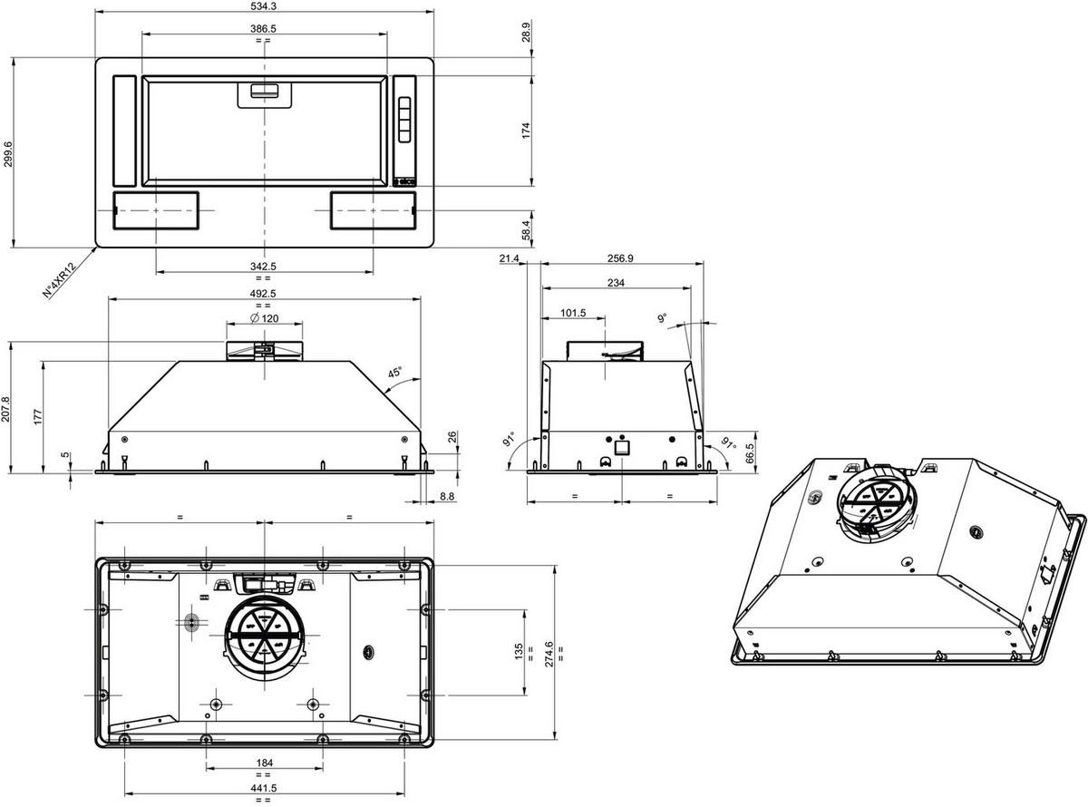 NAPA BHI611ES - siva, Basics, metal (53,4/20,8/30cm) - Gorenje