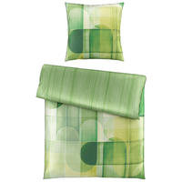 WENDEBETTWÄSCHE Satin 135/200 cm  - Grün, Design, Textil (135/200cm) - Esposa