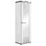 GARDEROBENSCHRANK 65/206,6/41,6 cm - Chromfarben/Eichefarben, Design, Glas/Holzwerkstoff (65/206,6/41,6cm) - Xora GARDEROBENSCHRANK 65/206,6/41,6 cm - Chromfarben/Eichefarben, Design, Glas/Holzwerkstoff (65/206,6/41,6cm) - Xora