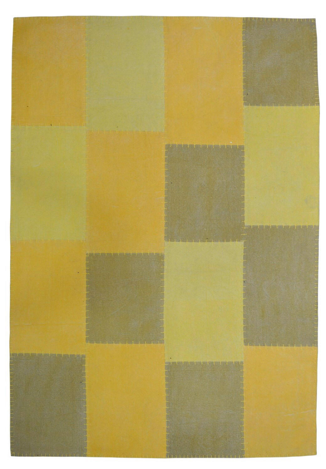 FLACHWEBETEPPICH 120/170 cm Lyrical Gelb, Multicolor  - Gelb/Multicolor, Basics, Textil (120/170cm) - Novel