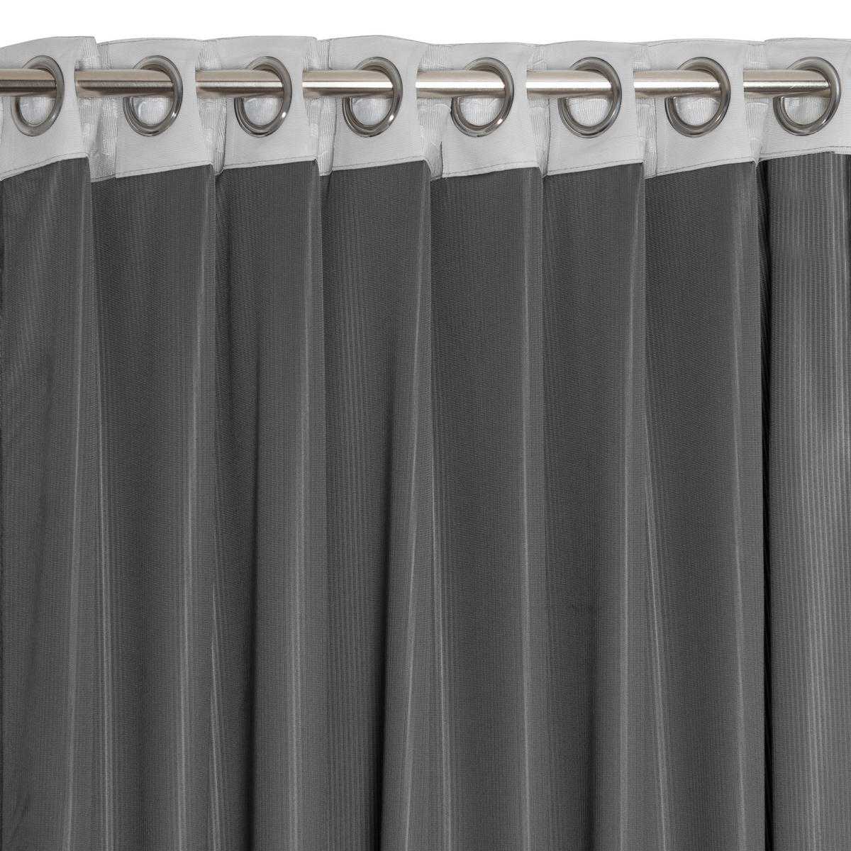 FERTIGVORHANG blickdicht  - Anthrazit, Basics, Textil (140/240cm)