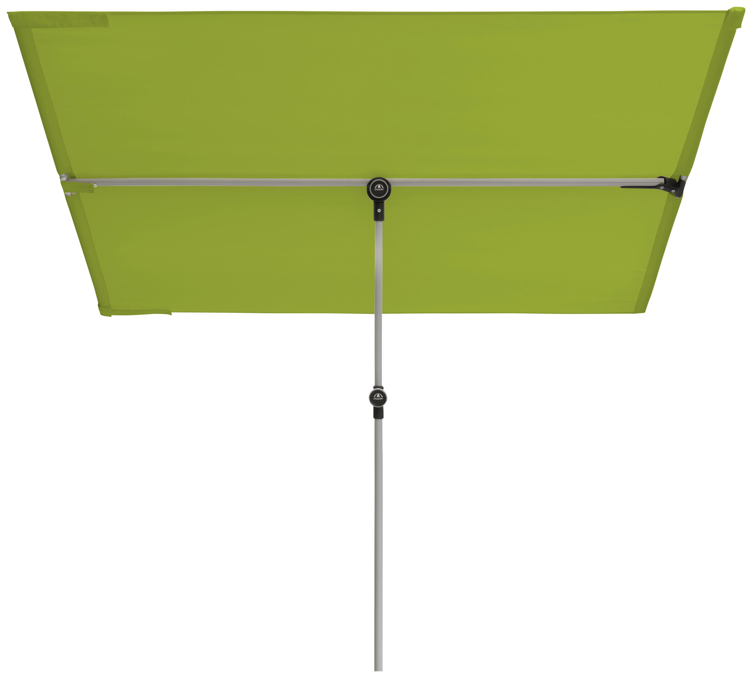 SONNENSCHIRM 180x130 cm Grün  - Alufarben/Grün, Design, Textil/Metall (180/130cm) - Doppler