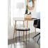 BEISTELLTISCH rund Schwarz - Schwarz, Design, Glas/Metall (43/45cm)