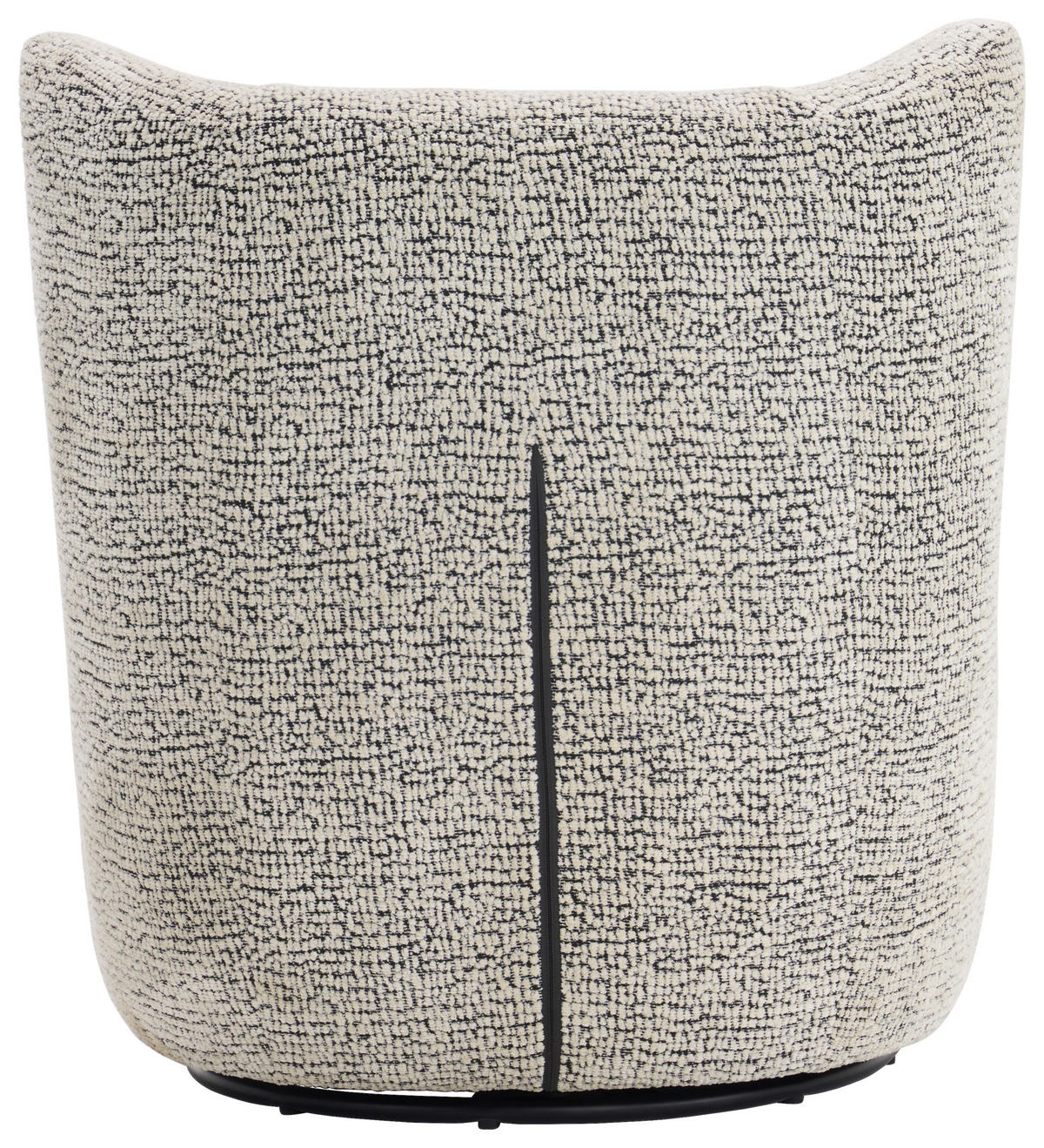 SESSEL in Leinenoptik Grau, Schwarz  - Schwarz/Grau, Design, Textil/Metall (75/79/76cm) - Xora