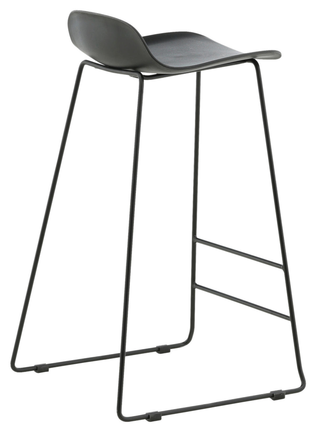 BARPALL SET i svart  - svart, Design, metall/plast (50/87/42cm) - Livetastic