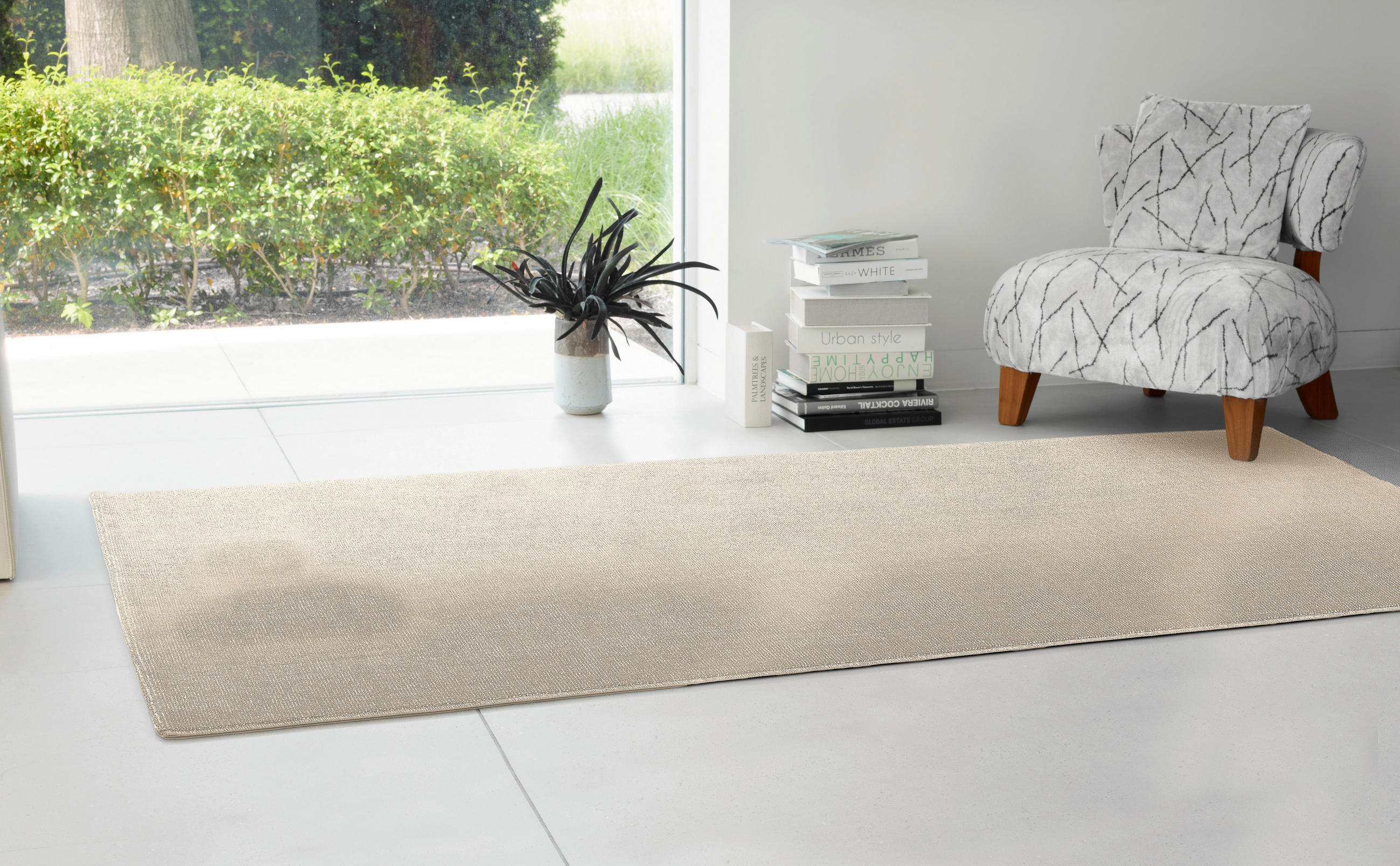 LÄUFER 80/200 cm Marseille  - Perlmutt, Konventionell, Textil (80/200cm) - Dieter Knoll