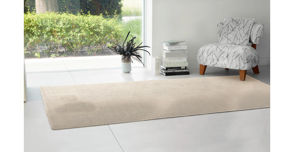 LÄUFER 80/200 cm Touch Royal Perlmutt - Perlmutt, KONVENTIONELL, Textil (80/200cm) - Dieter Knoll