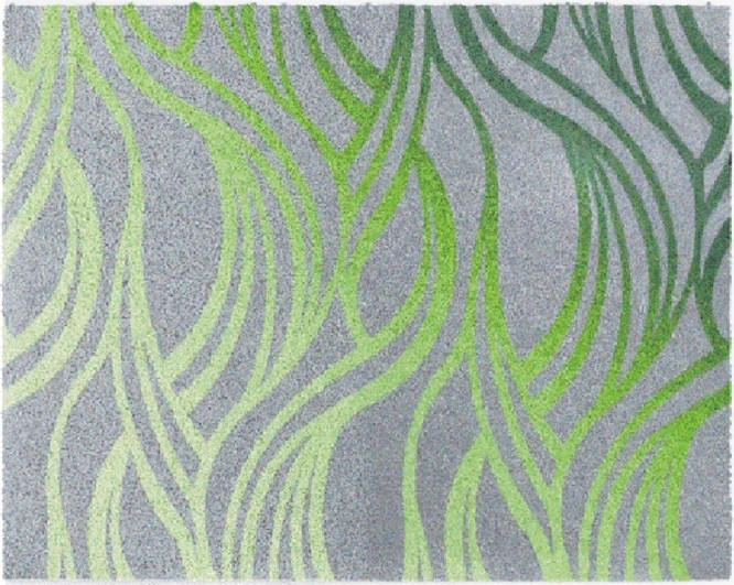 BIDET-VORLEGER Grün 50/60 cm  - Grün, Design, Kunststoff/Textil (50/60cm) - Grund