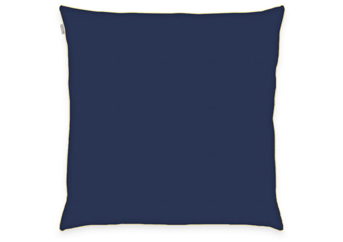 WENDEBETTWÄSCHE Perkal 155/220 cm  - Sandfarben/Dunkelblau, Basics, Textil (155/220cm) - Tom Tailor