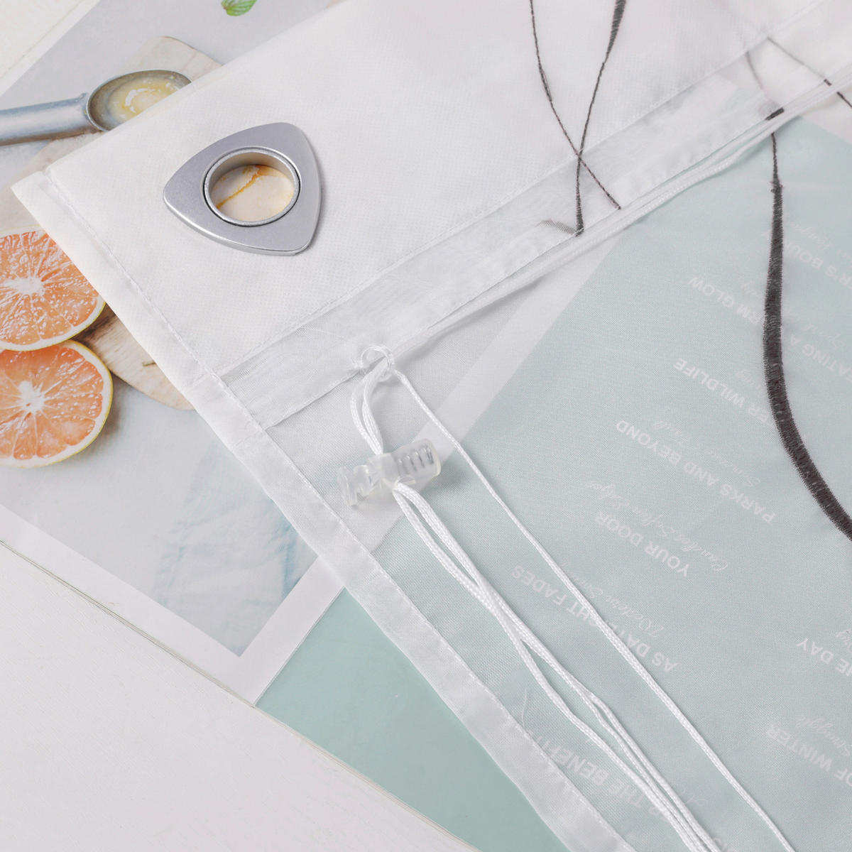 FALTROLLO  transparent  60/140 cm    - Weiß, Basics, Textil (60/140cm) - Joyswahl