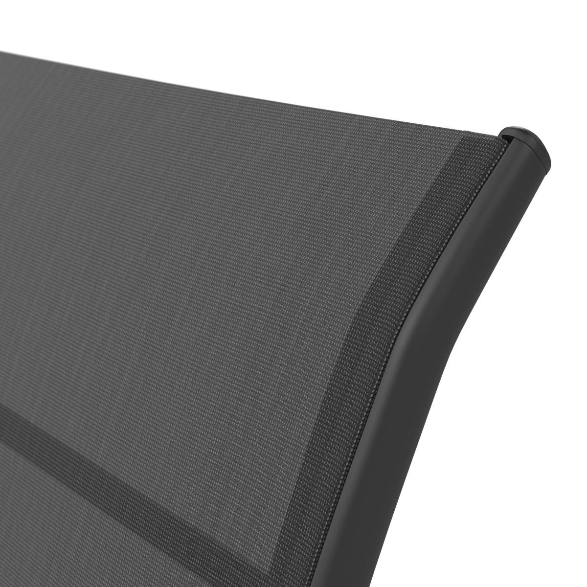 LOUNGEGARNITUR Eisen  - Grau, MODERN, Glas/Textil - Ambia Garden