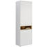 GARDEROBENSCHRANK 62/200/35 cm - Eichefarben/Silberfarben, Design, Holzwerkstoff/Kunststoff (62/200/35cm) - Hom`in GARDEROBENSCHRANK 62/200/35 cm - Eichefarben/Silberfarben, Design, Holzwerkstoff/Kunststoff (62/200/35cm) - Hom`in
