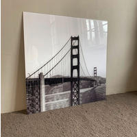 STEKLENA SLIKA    - črna/bela, Design, steklo (80/80/1,5cm)