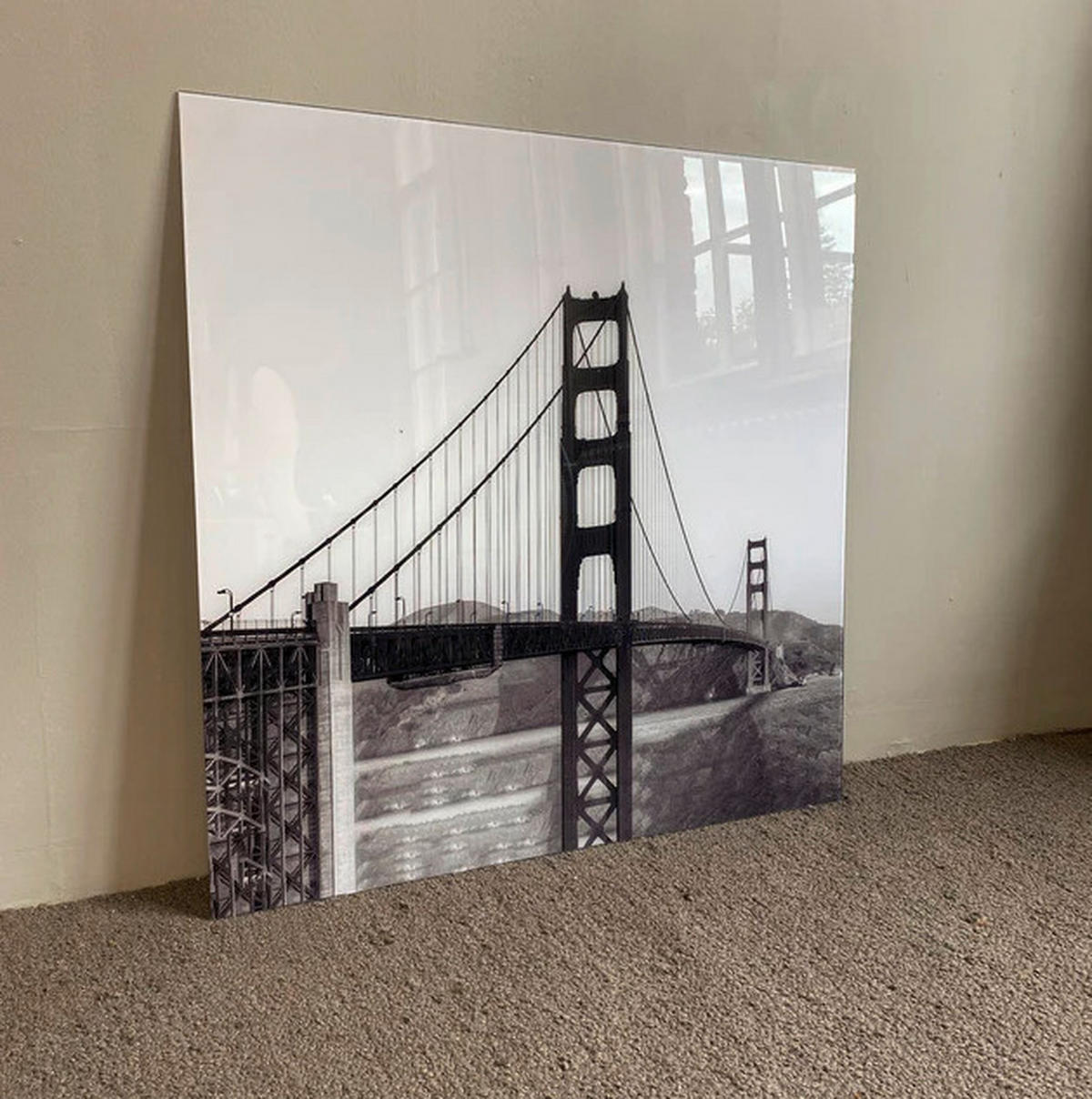 STEKLENA SLIKA    - črna/bela, Design, steklo (80/80/1,5cm)