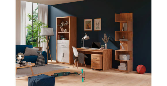 REGAL 90/212/42 cm Eichefarben - Eichefarben, Natur, Holz/Holzwerkstoff (90/212/42cm) - Linea Natura